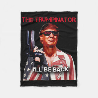 Funny President Election Trump Supporter Republica Fleecedecke