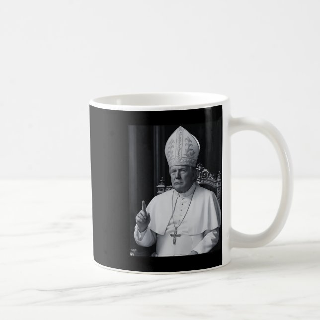 Funny President Trump Wants To Be The Next Pope Ch Kaffeetasse (Rechts)
