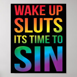 Funny Pride Adult Weckte sich seine Zeit, um zu si Poster
