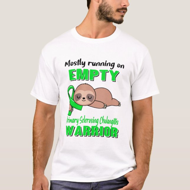 Funny Primary Sklerosing Cholangitis Bewusstsein T-Shirt (Vorderseite)