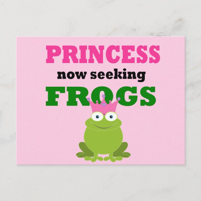 Funny Princess Postkarte (Vorderseite)