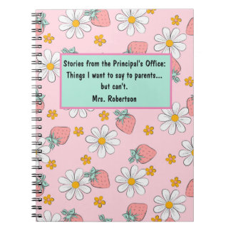 Funny Principal Notebook Dinge, die ich wollte zu Notizblock