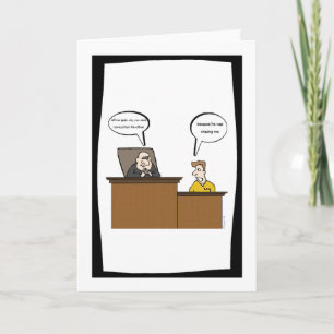 Funny Prison Greetings Card Karte