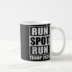 Funny Pro Trump 2024 Run Spot Run Trump Kamala Deb Kaffeetasse