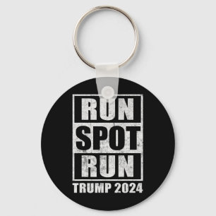 Funny Pro Trump 2024 Run Spot Run Trump Kamala Deb Schlüsselanhänger