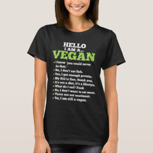 Funny Pro Vegan Activism Gym Athlete Geschenkdesig T-Shirt