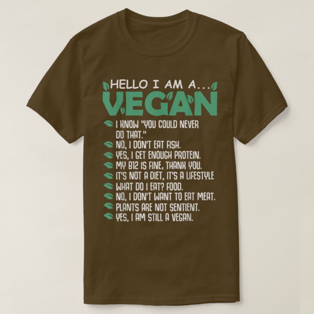Funny Pro Veganer Aktivismus Vegetarischer Lebenss T-Shirt (Design vorne)