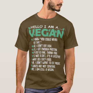 Funny Pro Veganer Aktivismus Vegetarischer Lebenss T-Shirt