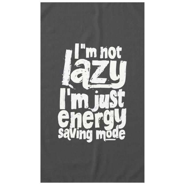 Funny Procrastination Zitat Tischdecke (Vorderseite)