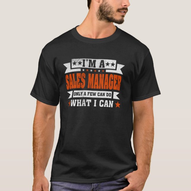 Funny Profession Zitat Ich bin Vertriebsleiter T-Shirt (Vorderseite)