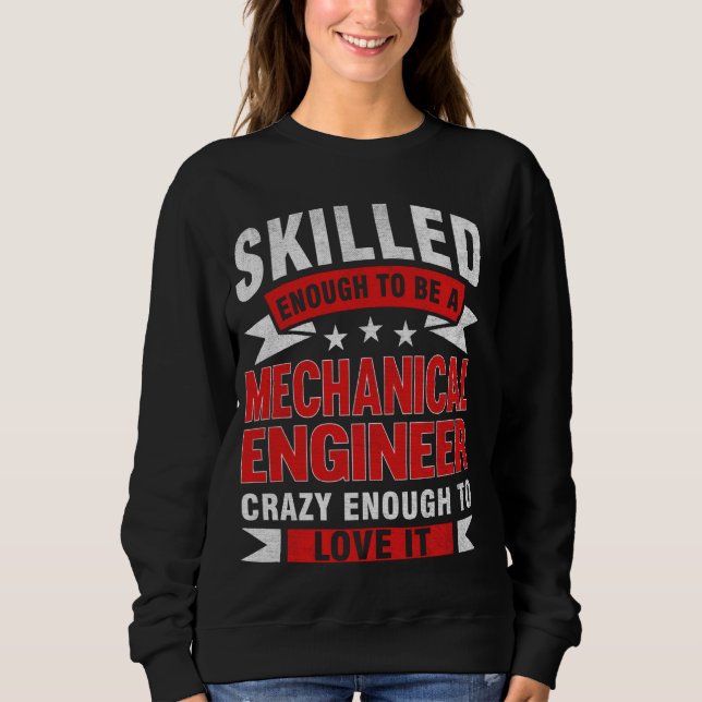 Funny Professionals Geschickter Maschinenbauingeni Sweatshirt (Vorderseite)
