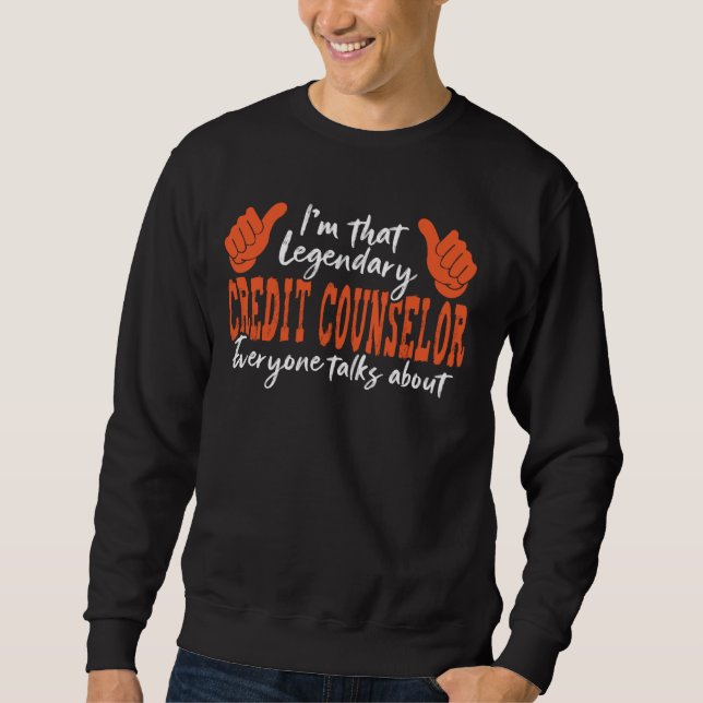 Funny Professione Zitat Legendary Crane Operator Sweatshirt (Vorderseite)