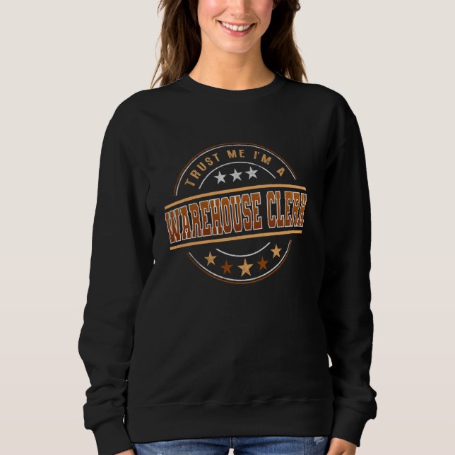 Funny Professionelle Quote im Lager Sweatshirt (Vorderseite)