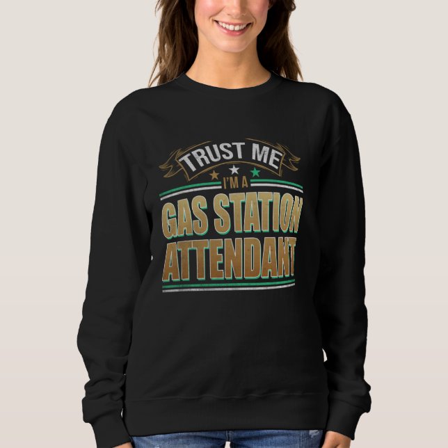 Funny Professionelle Zitat im Gasthaus Attendant Sweatshirt (Vorderseite)