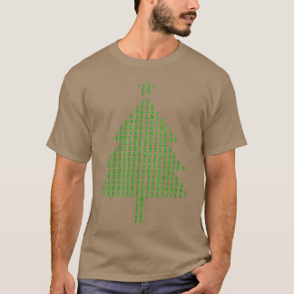 Funny Programmer Christmas Tree Developer Nerd Gee T-Shirt