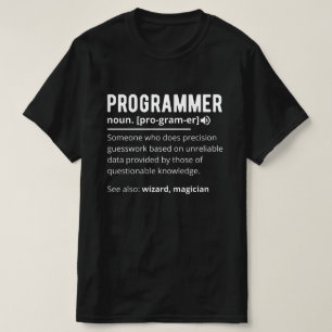 Funny Programmer Code Developer Definition T-Shirt