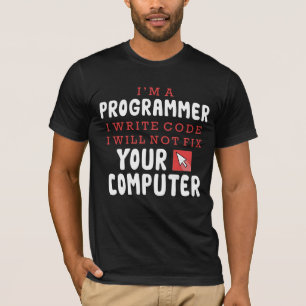 Funny Programmer Computer Reparaturkühler Spaß T-Shirt