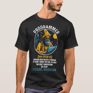 Funny Programmer Definition Codierung und Computer T-Shirt