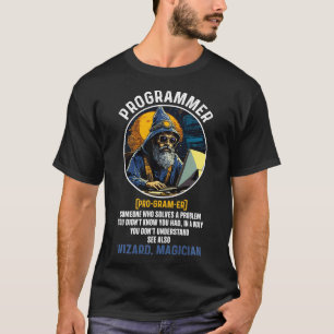 Funny Programmer Definition Informationstechnologi T-Shirt