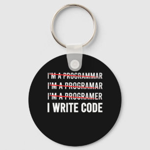 Funny Programmer I Wite Code Schlüsselanhänger