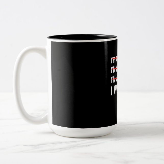 Funny Programmer I Wite Code Zweifarbige Tasse (Links)