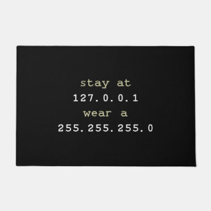 Funny programmieren für codierer - schwarze Doorm Fußmatte