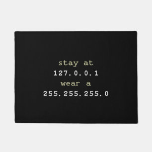 Funny programmieren für codierer - schwarze Doorm Fußmatte