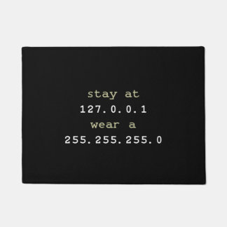 Funny programmieren für codierer - schwarze Doorma Fußmatte