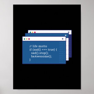 Funny Programming Coding Programmer Gift Poster