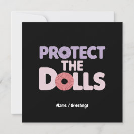Funny Protect the Dollars: Trans Women Solidarity Einladung