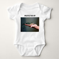 Funny Protected by Lizard Pet Foto