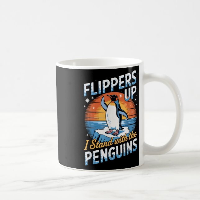 Funny Protest Zollpinguine Protest gegen Tari Kaffeetasse (Rechts)