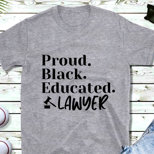 Funny Proud Black Lawyer T - Shirt (Von Creator hochgeladen)