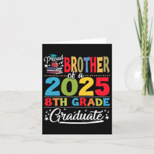 Funny Proud Bruder von einer Cl von 2025 8. Grad G Karte