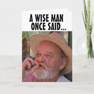 FUNNY PRUNES, DAMIT SIE IHM DIE GEBURTSKARTE GEKAC KARTE