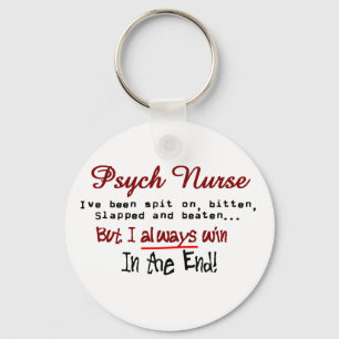 Funny Psych Nurse T - Shirt und Geschenke Schlüsselanhänger