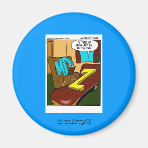 Funny Psychiatry Cartoon über Qualitätsneuheit Mag Magnet