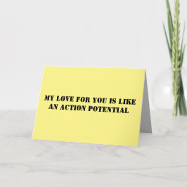 Funny Psychology Liebe Card Karte