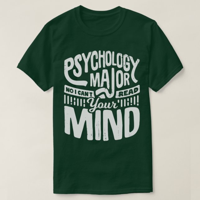 Funny Psychology Major Psychologin Gift T-Shirt (Design vorne)