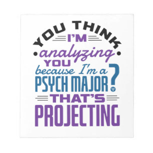 Funny Psychology Major Psychology Student Projecti Notizblock