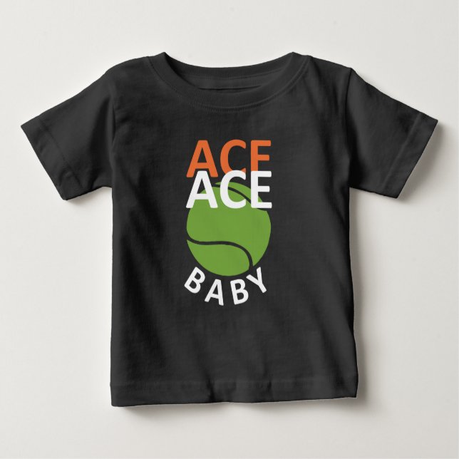 Funny Pub for Tennis Player Baby T-shirt (Vorderseite)