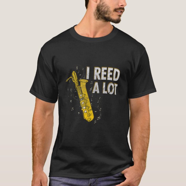 Funny Pub I Reed A Lot T-Shirt (Vorderseite)