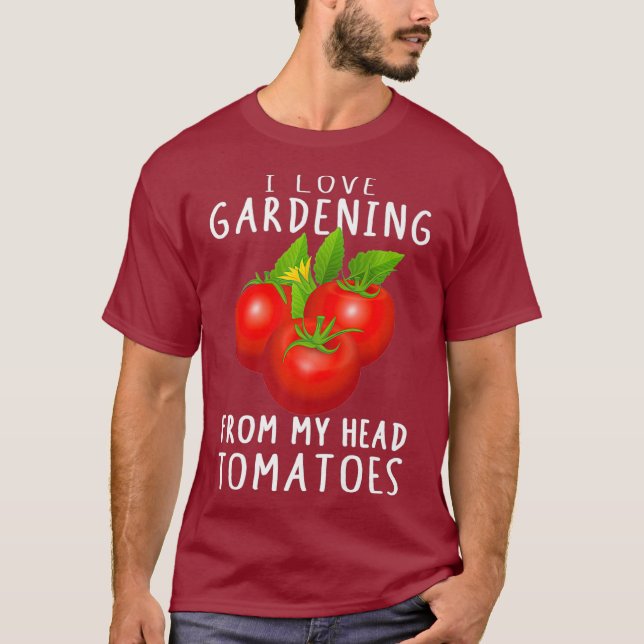 Funny Pub Tomaten Gartenbau Pflanze Neuheit Gesche T-Shirt (Vorderseite)