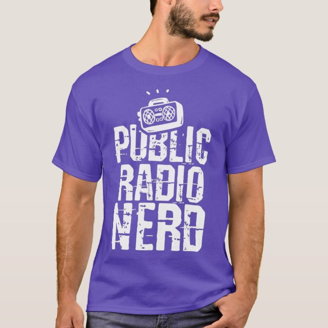 Funny Public Radio Ham Radio Nerd Liebhaber T-Shirt (Vorderseite)