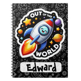 Funny Puck Back to School Personalisiert Notebook Notizblock