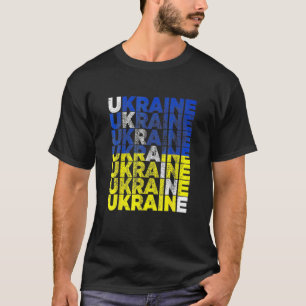 Funny Puck Futin Meme ich Stand mit der Ukraine Vi T-Shirt
