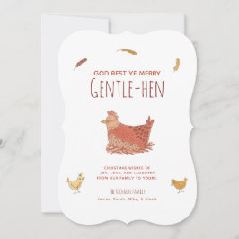 Funny Pucken Weihnachts-Foto Weihnachtskarte Feiertagskarte