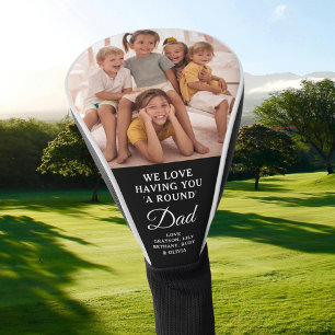 Funny Puff, das Foto "Ein runder Vater" Golf Headcover