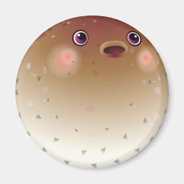 Funny Puffer Magnet (Vorne)