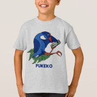 Funny Pukeko mit Mobiltelefon